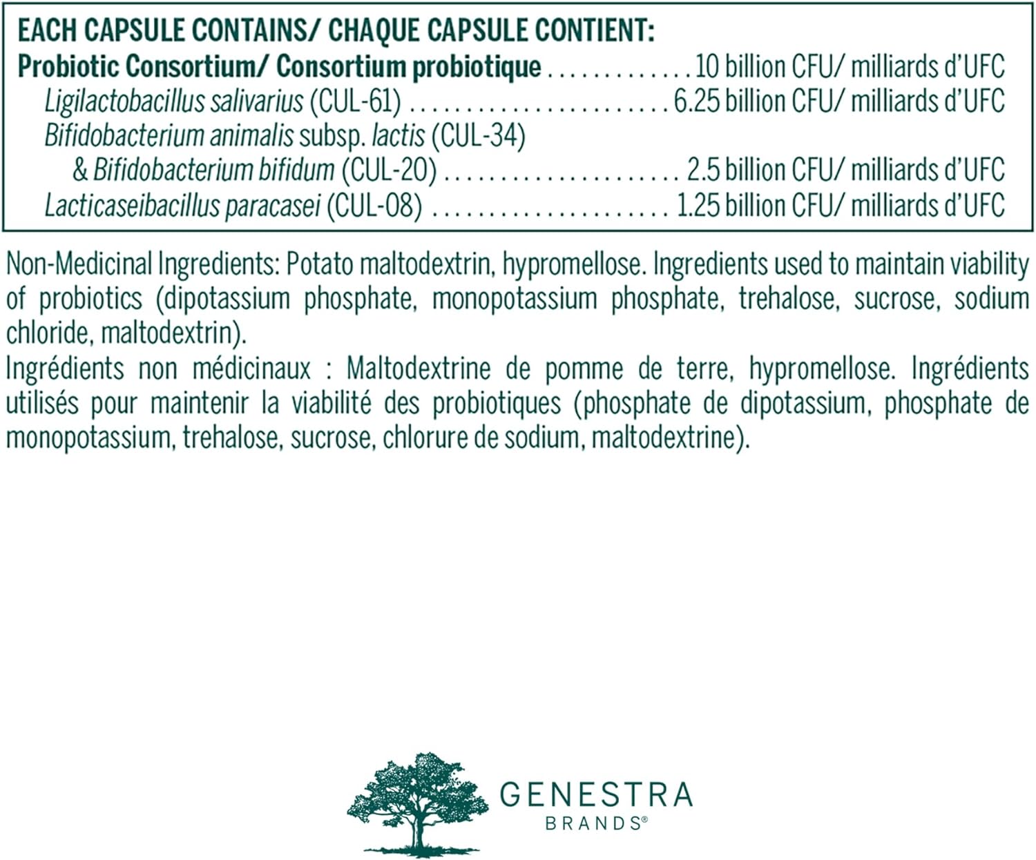 Genestra Brands - HMF Maternity - Probiotic Formula - Supports Gastrointestinal Health in Pregnant Women - 30 Vegetable Capsules