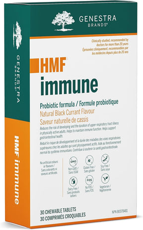 Genestra Brands - HMF Immune - Probiotic Formula - 30 Chewable Tablets