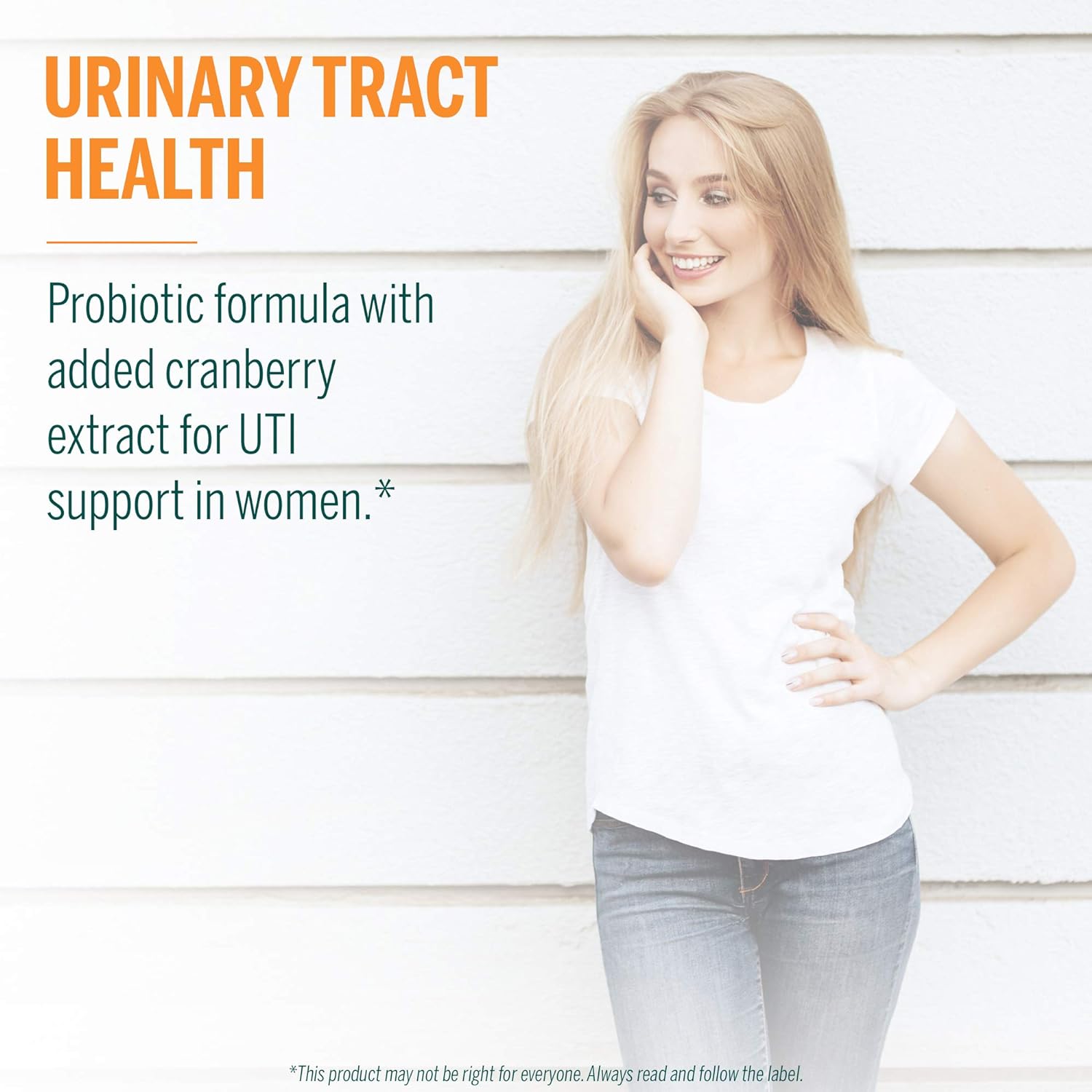 Genestra Brands - HMF UTI - Probiotic Formula with Cranberry Extract for Urinary Tract Support - 60 Vegetable Capsules