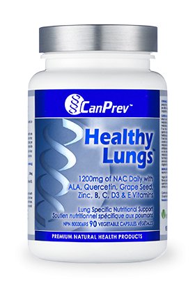 CanPrev Healthy Lungs 90 Vegetarian Capsules