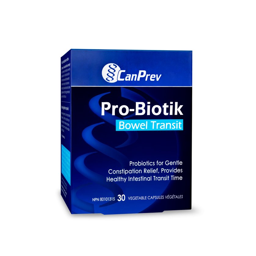 CanPrev Pro-Biotik Bowel Transit 30 Vegetarian Capsules