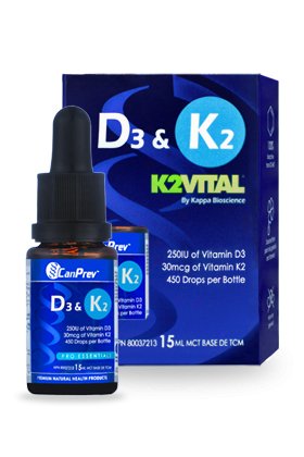 CanPrev Vitamin D3 & K2 Drops K2VITAL 15ml - Pure Buys - Pure Buys