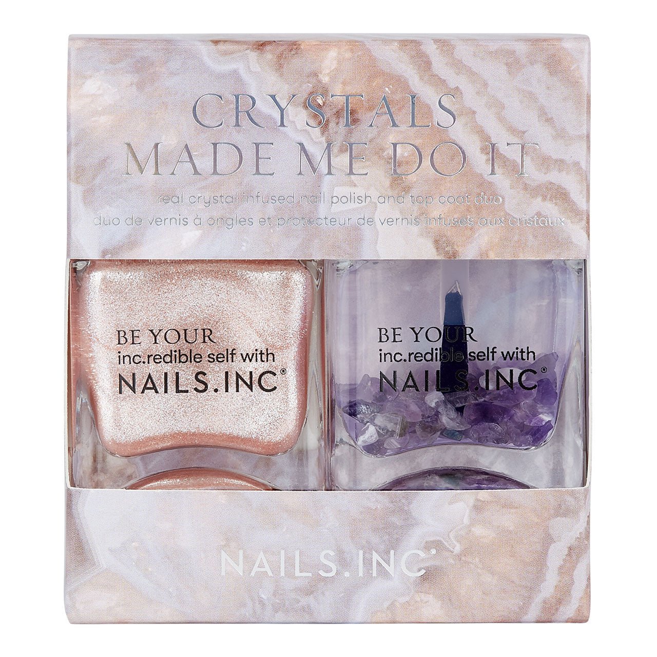 Crystals Made Me Do It Nail Polish Duo by Nails Inc - Pure Buys - Pure Buys