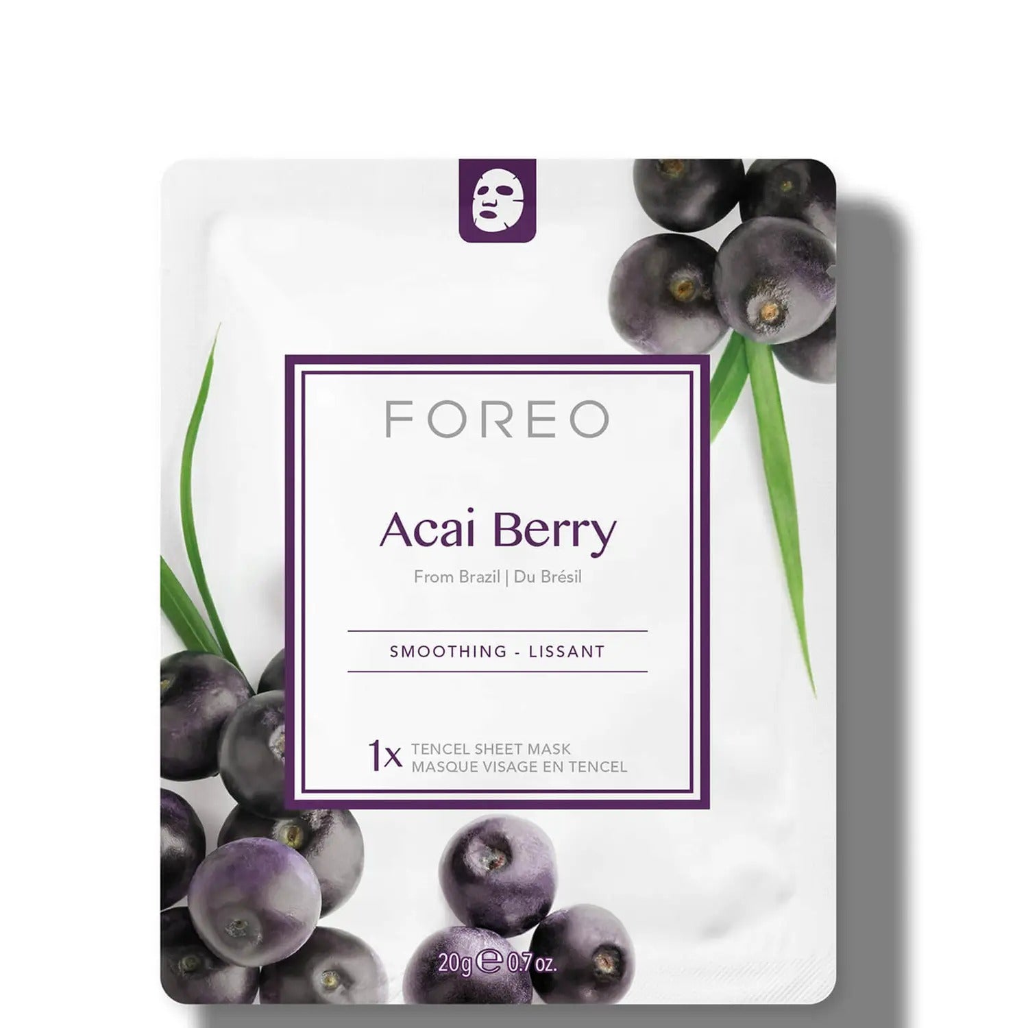 Foreo Farm to Face Acai Berry Firming Sheet Face Mask (3 Pack) - Pure Buys - Pure Buys