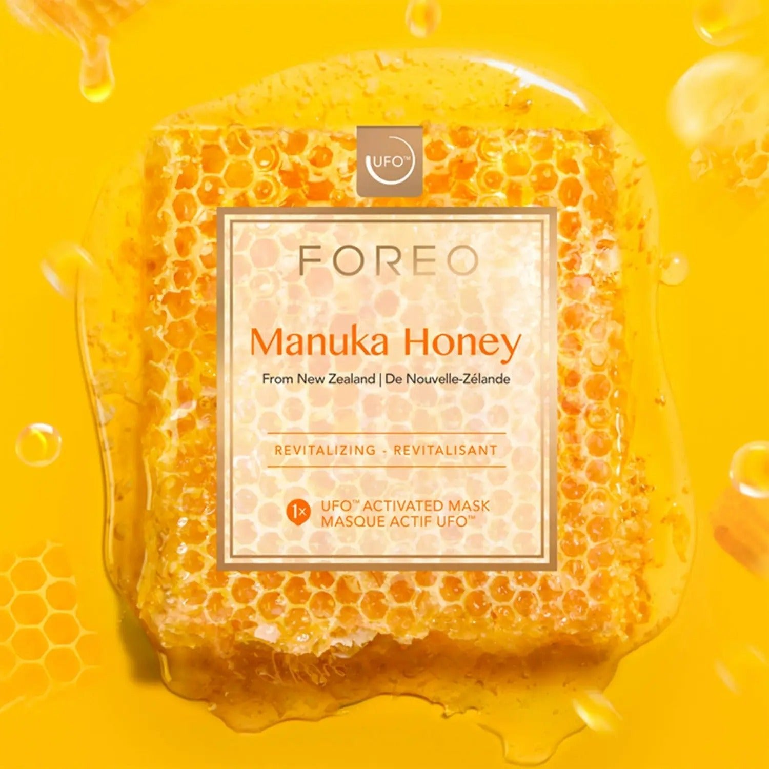 Foreo Farm to Face Manuka Honey Revitalising Sheet Face Mask (3 Pack) - Pure Buys - Pure Buys