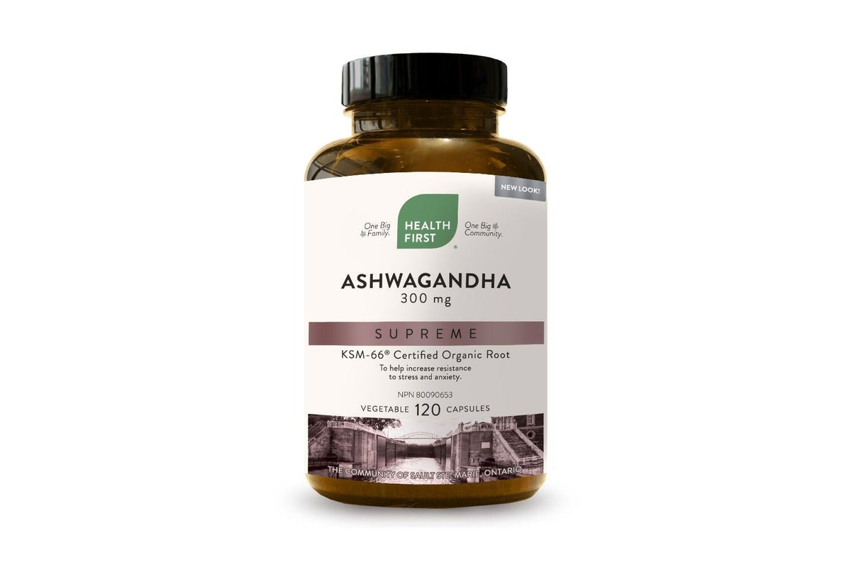 Health First Ashwagandha Supreme 120 Vegetarian Capsules