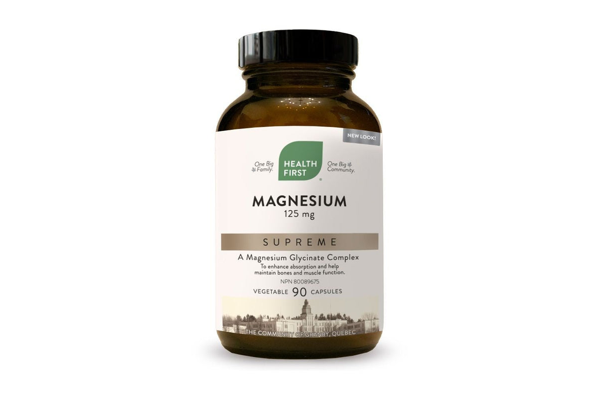 Health First Magnesium Supreme 125mg 90 Vegetarian Capsules - Pure Buys - Pure Buys