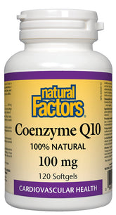 Natural Factors Coenzyme Q10 100mg 120 Softgels - Pure Buys - Pure Buys