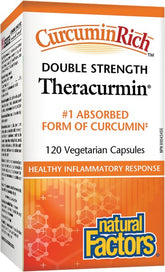 Natural Factors CurcuminRich Double Strength Theracurmin 120 Vegetarian Capsules - Pure Buys - Pure Buys