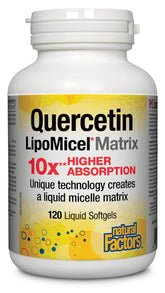 Natural Factors Quercetin LipoMicel Matrix 120 Softgels - Pure Buys - Pure Buys