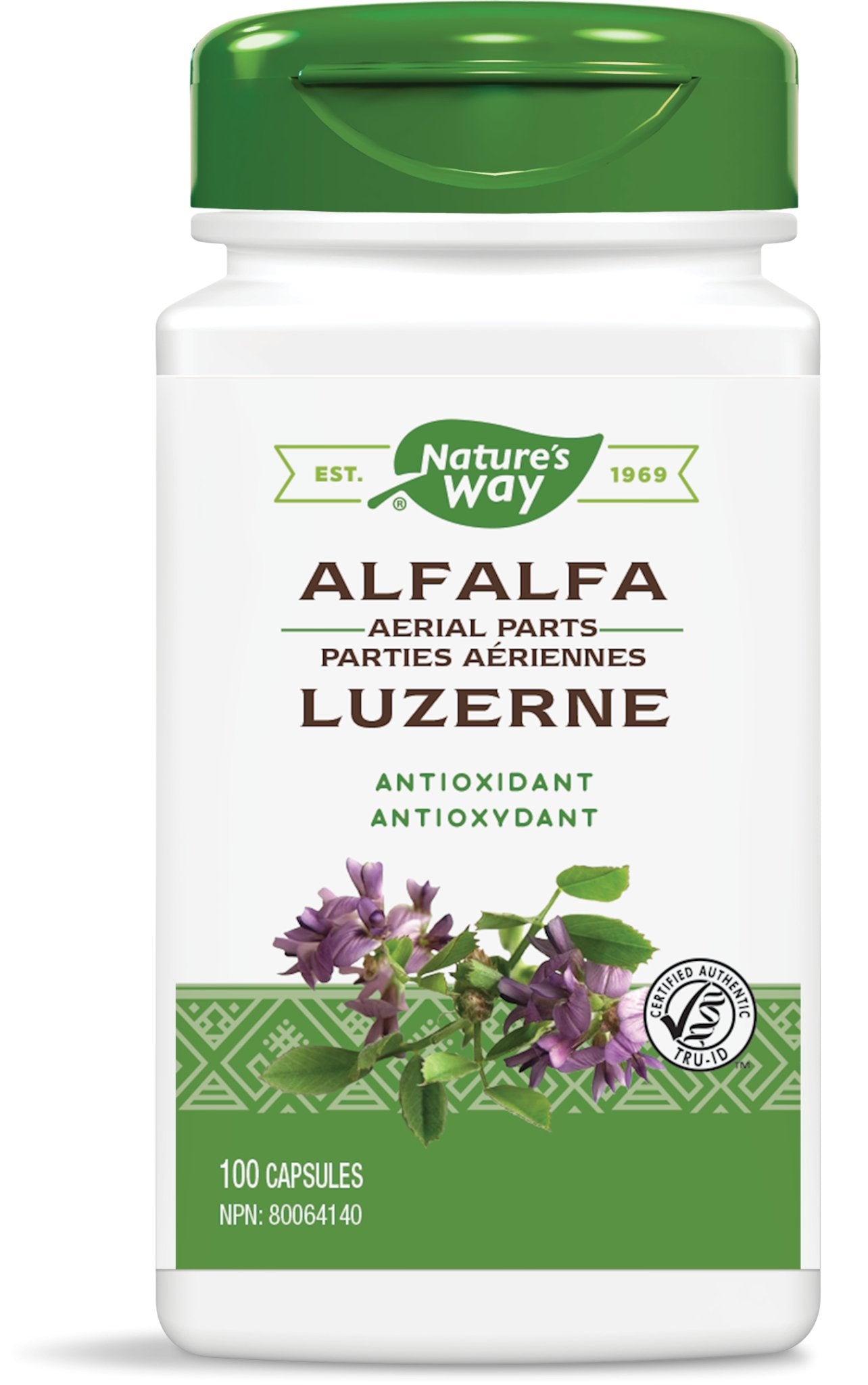 Nature's Way Alfalfa 405mg 100 Vegetarian Capsules