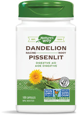 Nature's Way Dandelion Root 100 Vegetarian Capsules