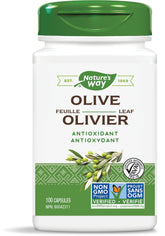 Nature's Way Olive Leaf 500 mg 100 Vegetarian Capsules - Pure Buys - Pure Buys