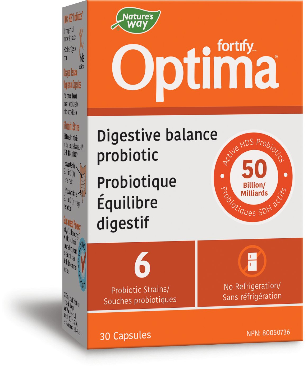 Nature's Way Primadophilus Optima 50 Billion 30 Vegetarian Capsules - Pure Buys - Pure Buys