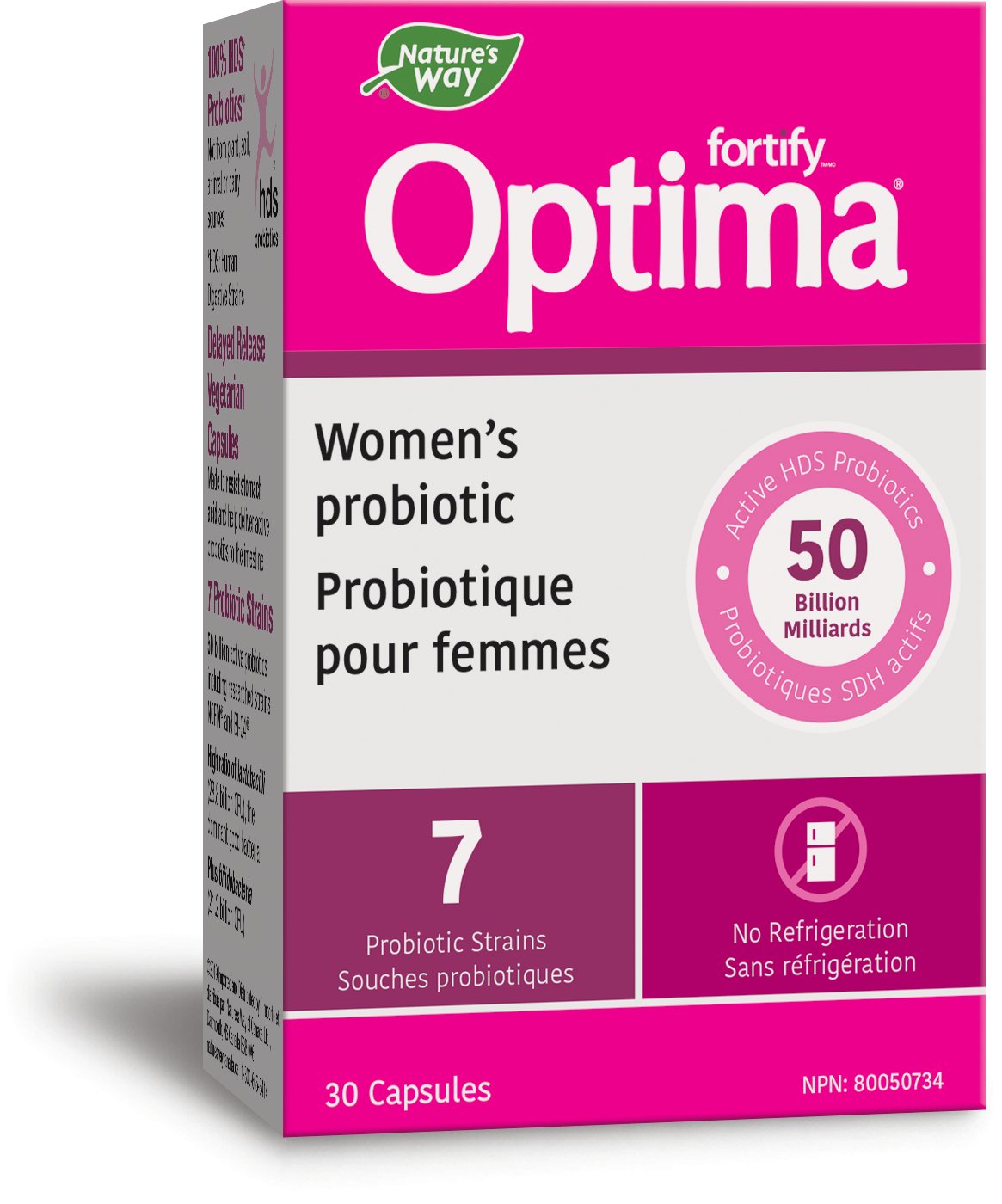 Nature's Way Primadophilus Optima Women'S 50 Billion 30 Vegetarian Capsules - Pure Buys - Pure Buys