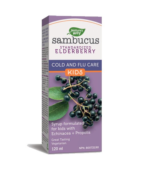 Nature's Way Sambucus Elderberry Syrup For Kids 120ml - Pure Buys - Pure Buys