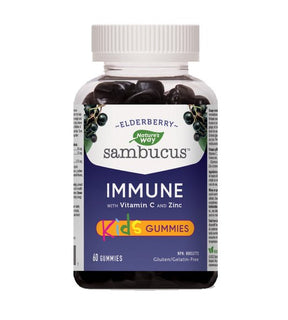 Nature's Way Sambucus Kids Immune Elderberry Gummies 60 Gummies - Pure Buys - Pure Buys