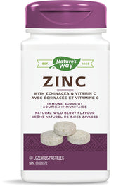 Nature's Way Zinc with Echinacea Lozenges 60 Lozenges - Pure Buys - Pure Buys