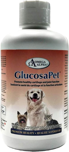 Omega Alpha - GlucosaPet - Promote Pets' Healthy Cartilage and Joint Function (500 ml & 1L) - Pure Buys - Pure Buys