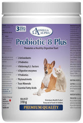 Omega Alpha Probiotic 8 Plus - Ensure Your Pet's Peak Digestive Performance (310 g) - Pure Buys - Pure Buys