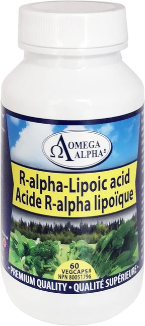 Omega Alpha - R-Alpha Lipoic Acid - 60 Veg Caps - Pure Buys - Pure Buys